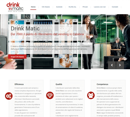 DrinkMatic - Home Page